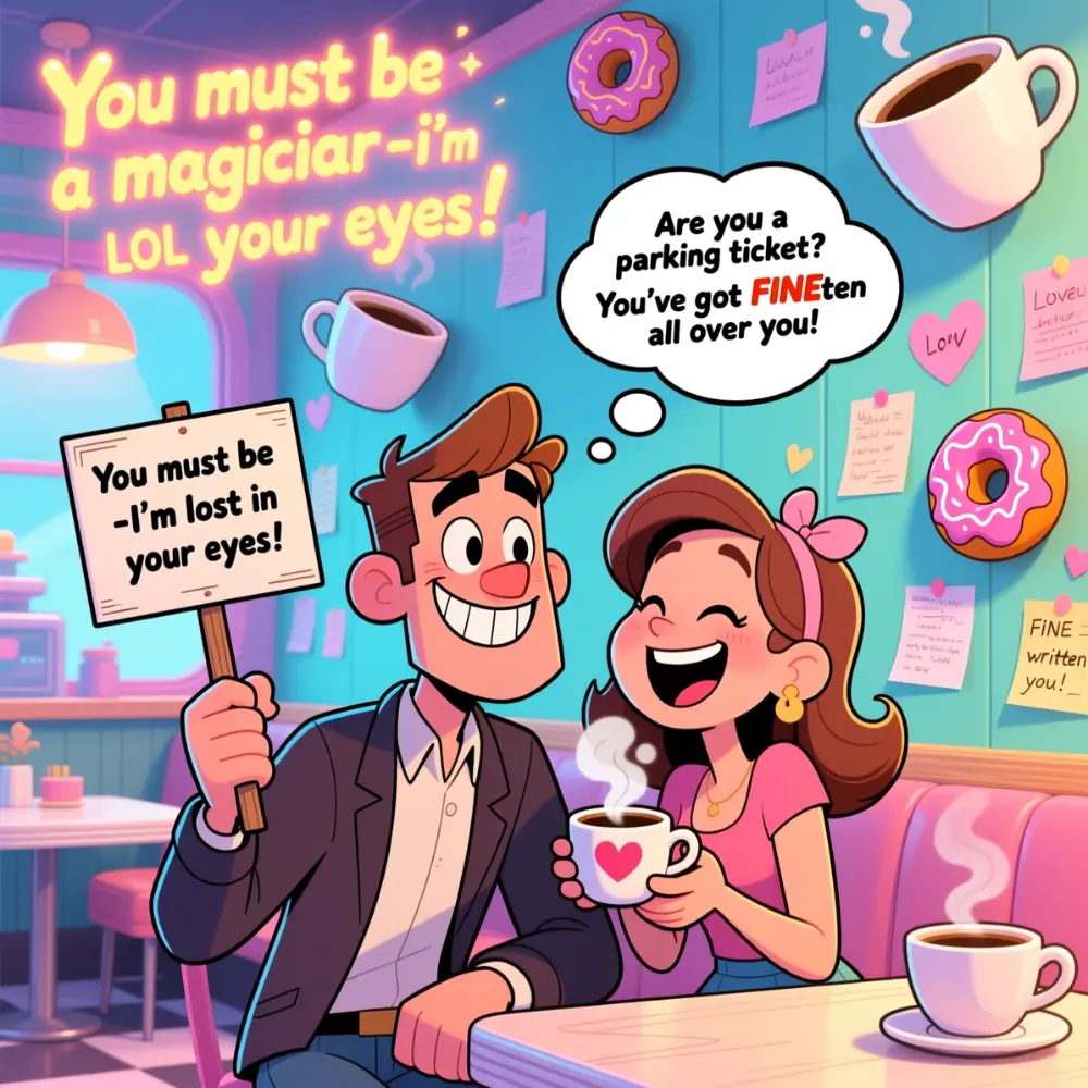 Cheesy LOL Pick Up Lines