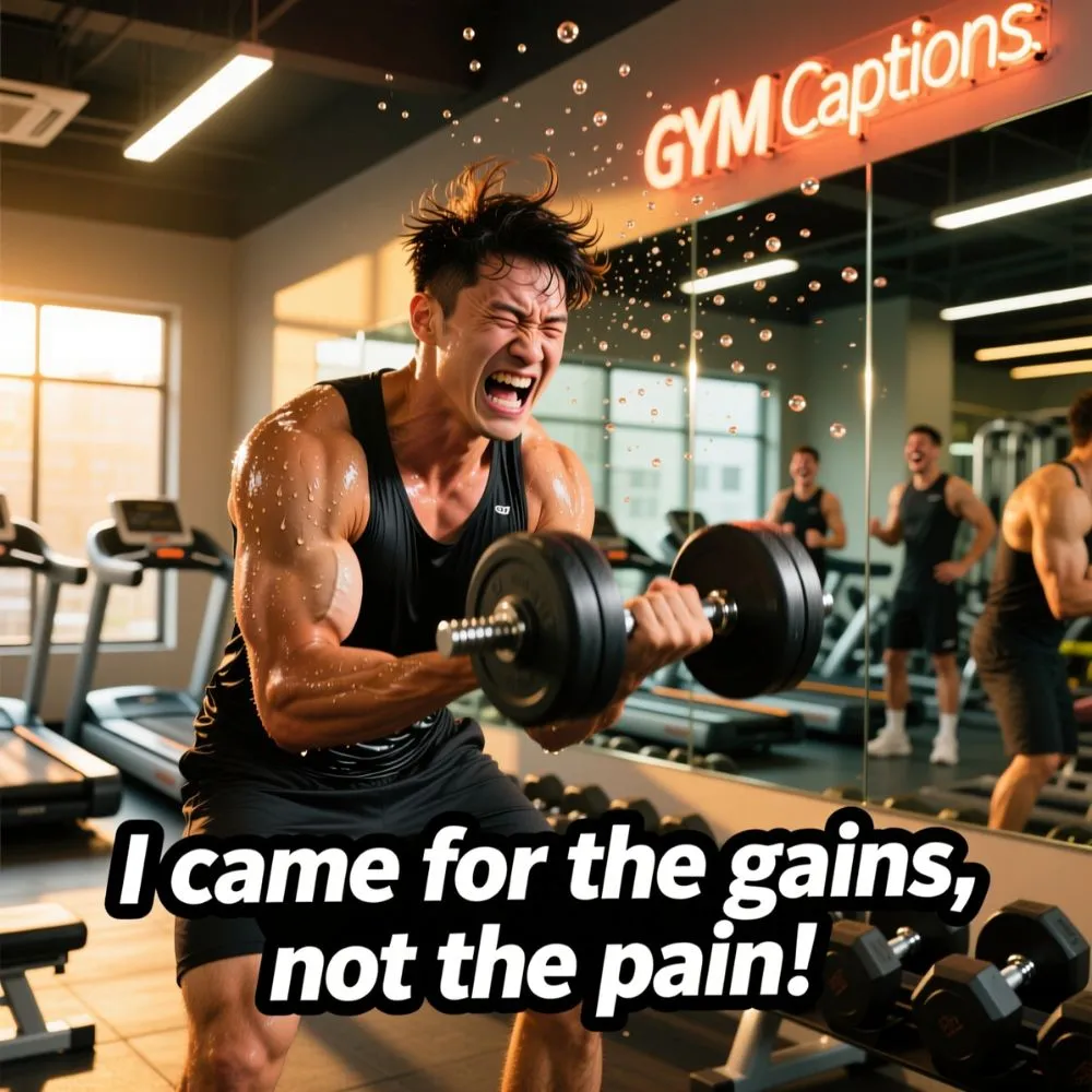 Funny GYM Captions