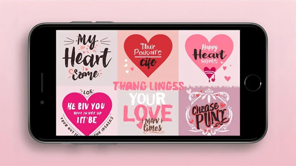 Heart Captions for Instagram