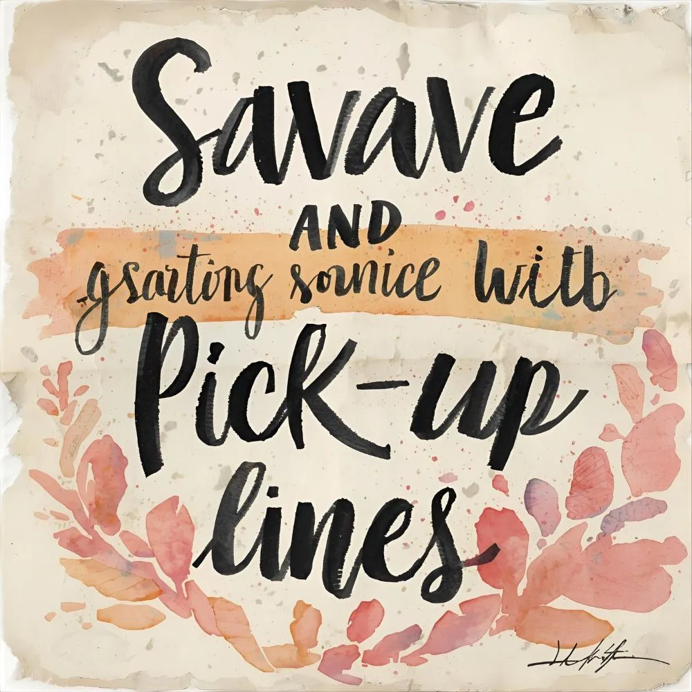 Savage and Bold Pick Up Lines