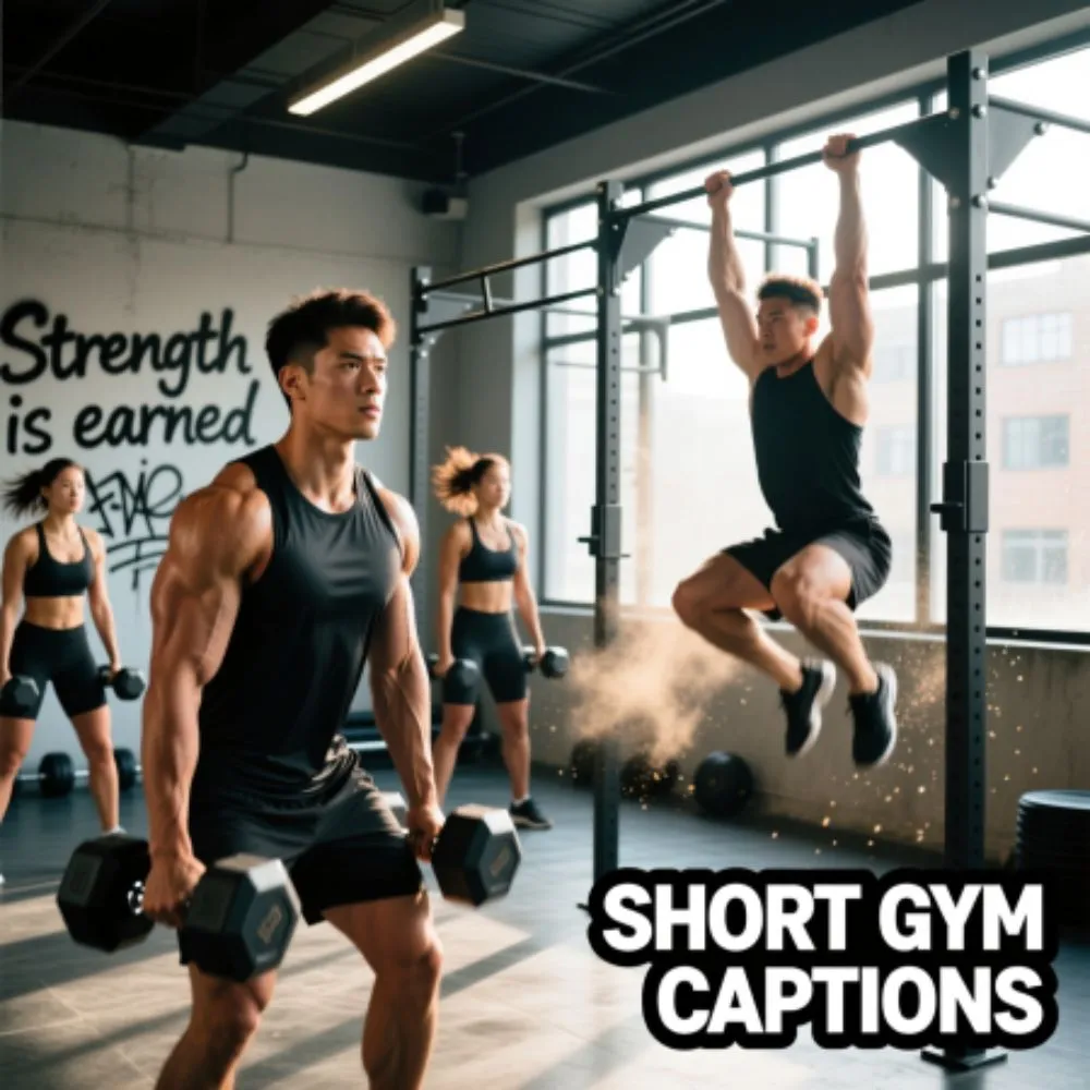 short-gym-captions