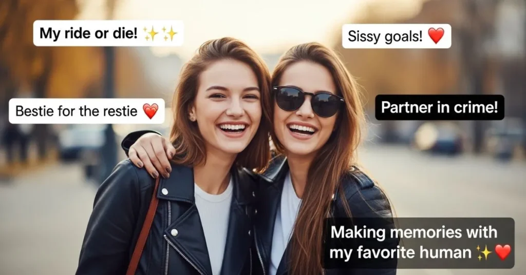 Sissy Captions Instagram for Friendship