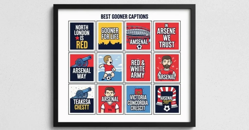 Best Gooner Captions