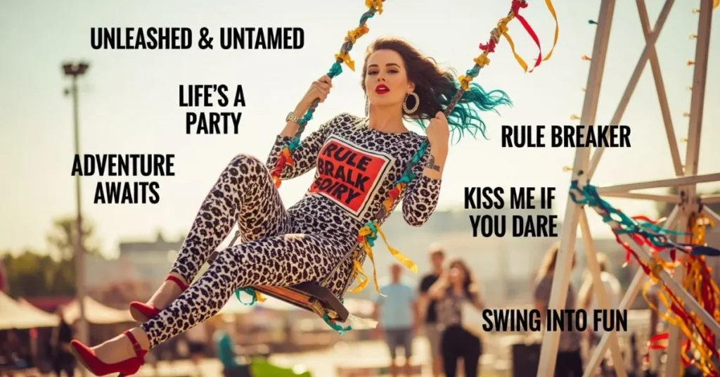 Bold & Confident Swinger Captions