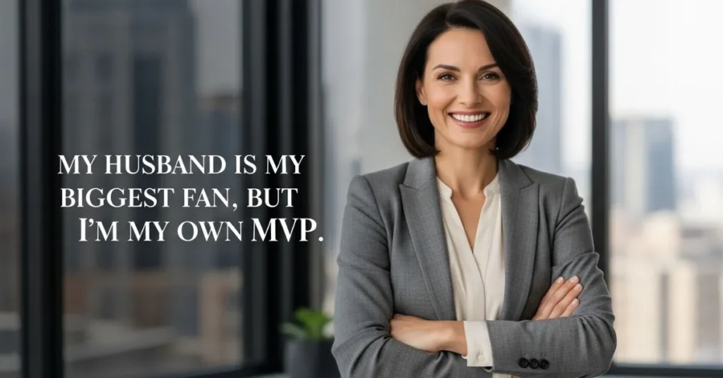 Bold and Empowered Wife Captions