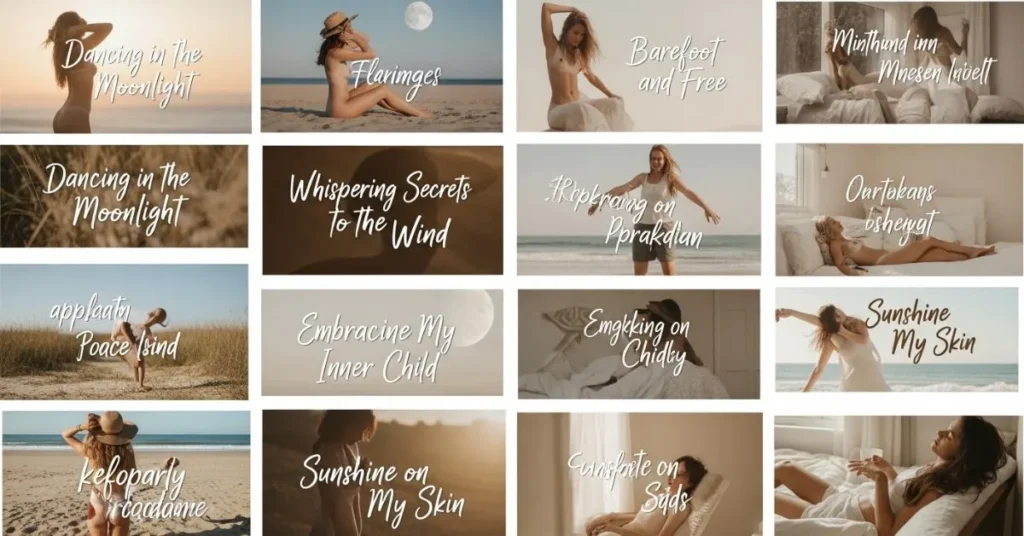 Cute Nude Captions With Soft, Playful Vibes