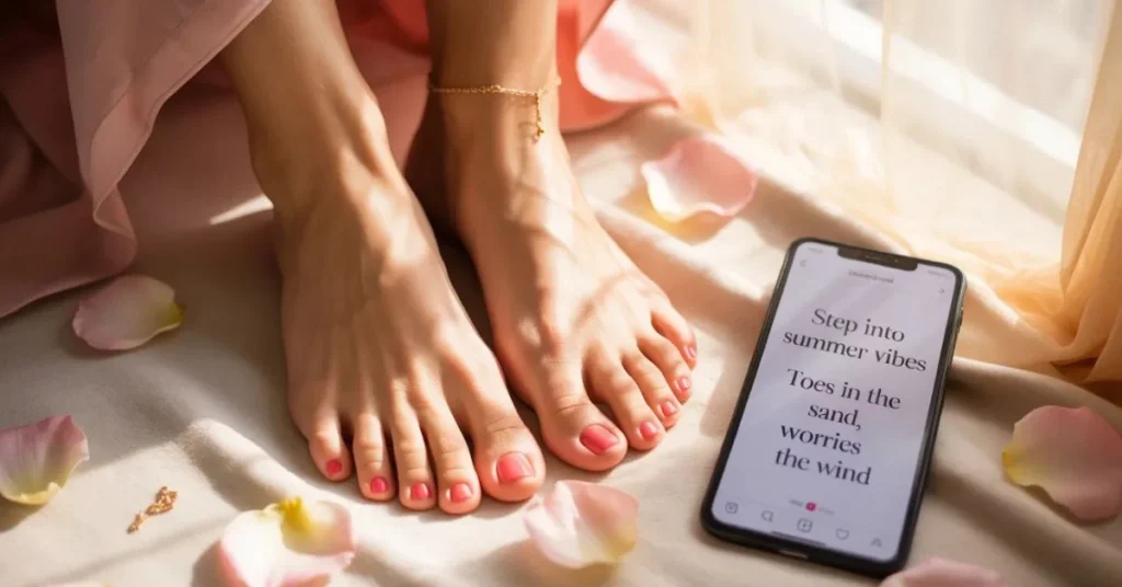 Femdom Foot Captions