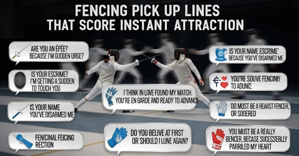 Fencing Pick Up Lines