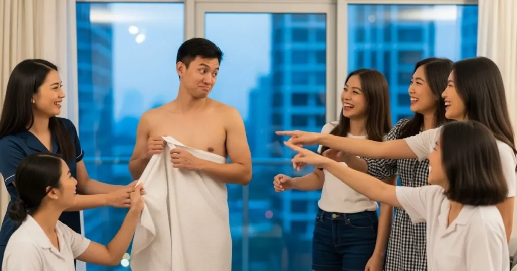 Flirty CFNM Captions