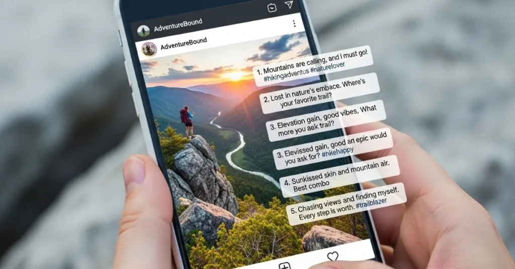 Hiking Instagram Captions