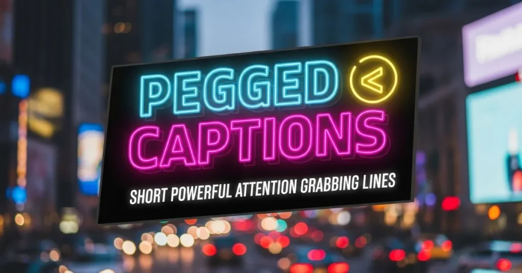 Pegged Captions