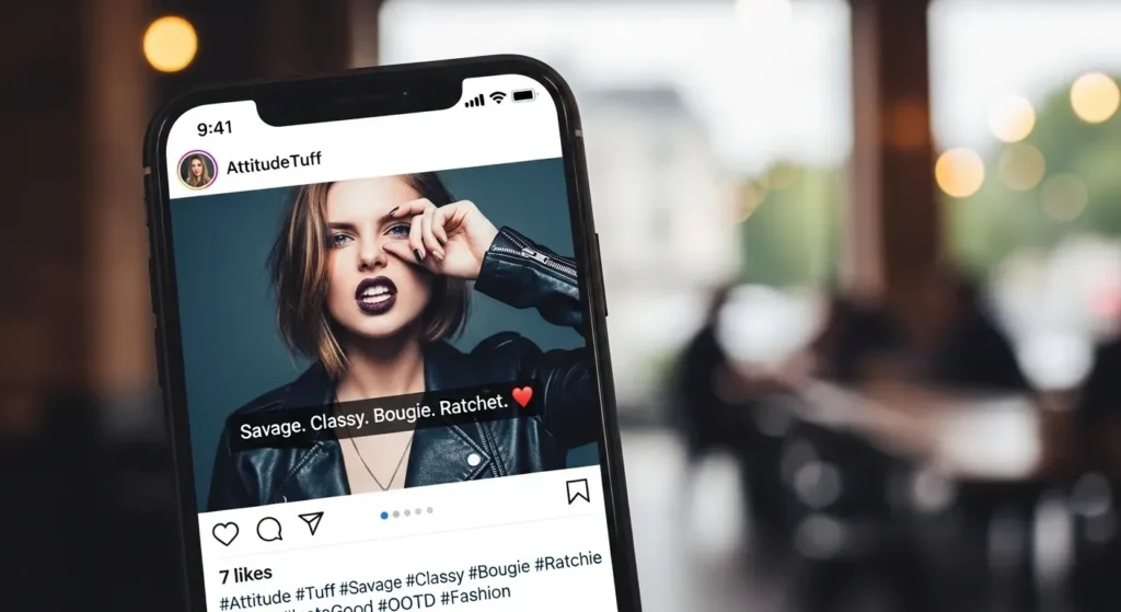 Attitude Tuff Instagram Captions