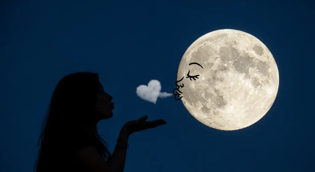 Flirty Moon Captions for Instagram