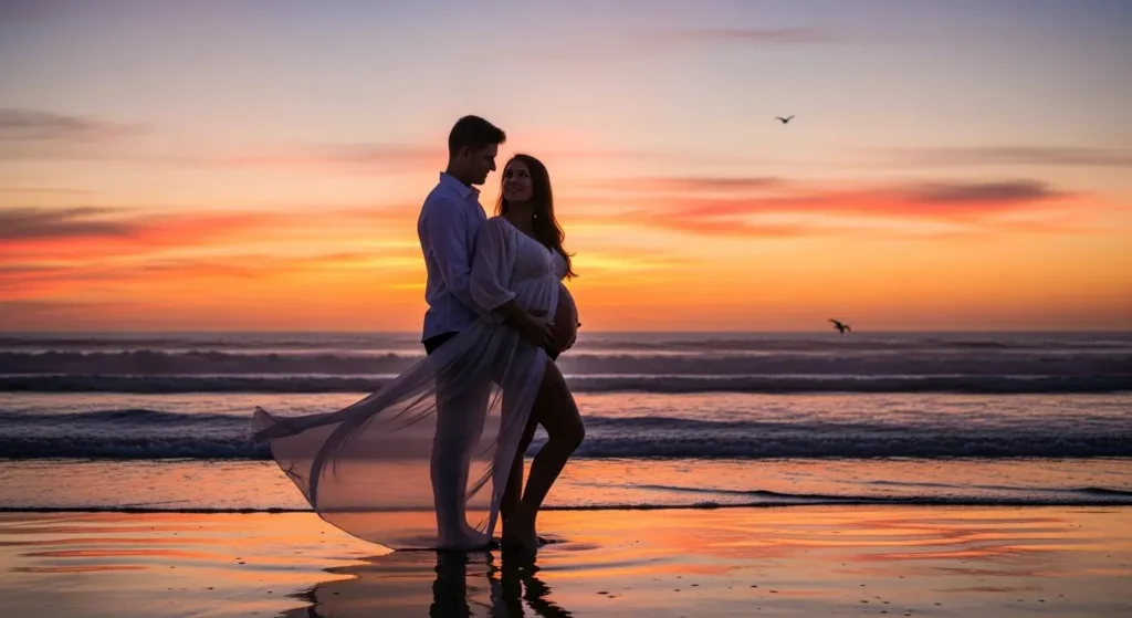 Romantic Maternity Shoot Captions