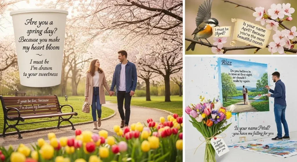 Romantic Spring Rizz Lines