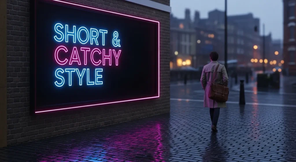 Short & Catchy Style Captions