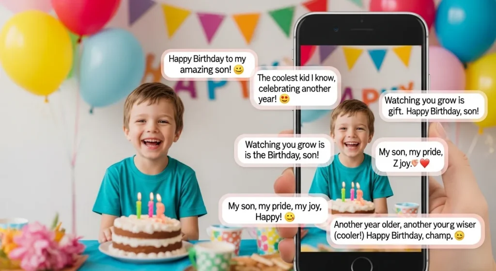 Son Birthday Captions for Instagram